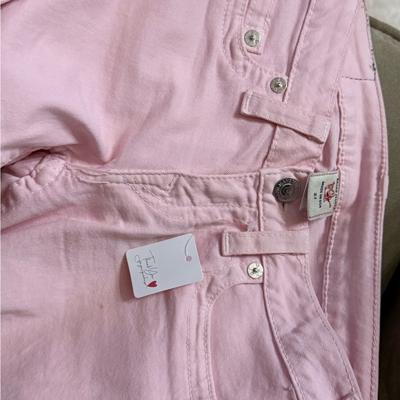 True Religion Pink Women's Skinny Jeans - Picture 2 of 5